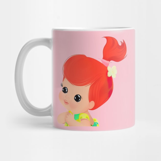 Cute Red Hair Baby Girl by NUNUTWISS